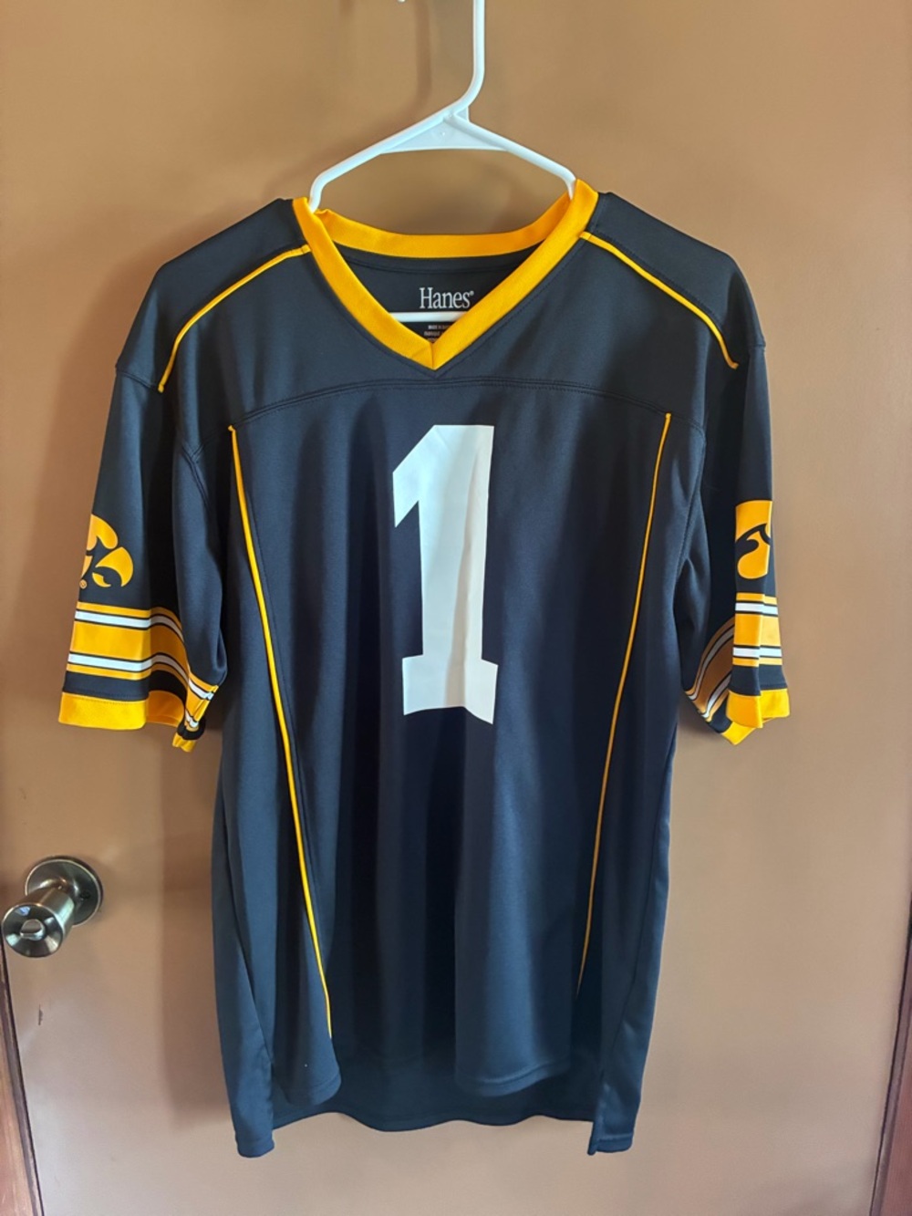 Hanes Iowa Hawkeye Jersey T Shirt style